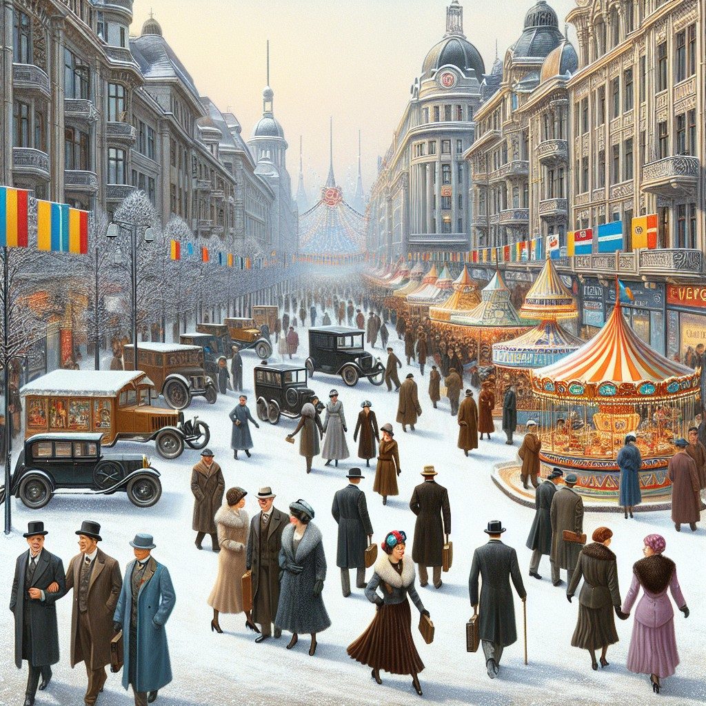 Vizite nostalgice la expoziții de iarnă din București cu aer interbelic